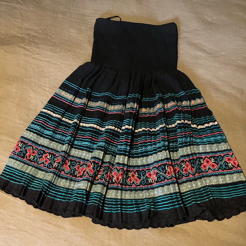Free People Fiesta Strapless Dress